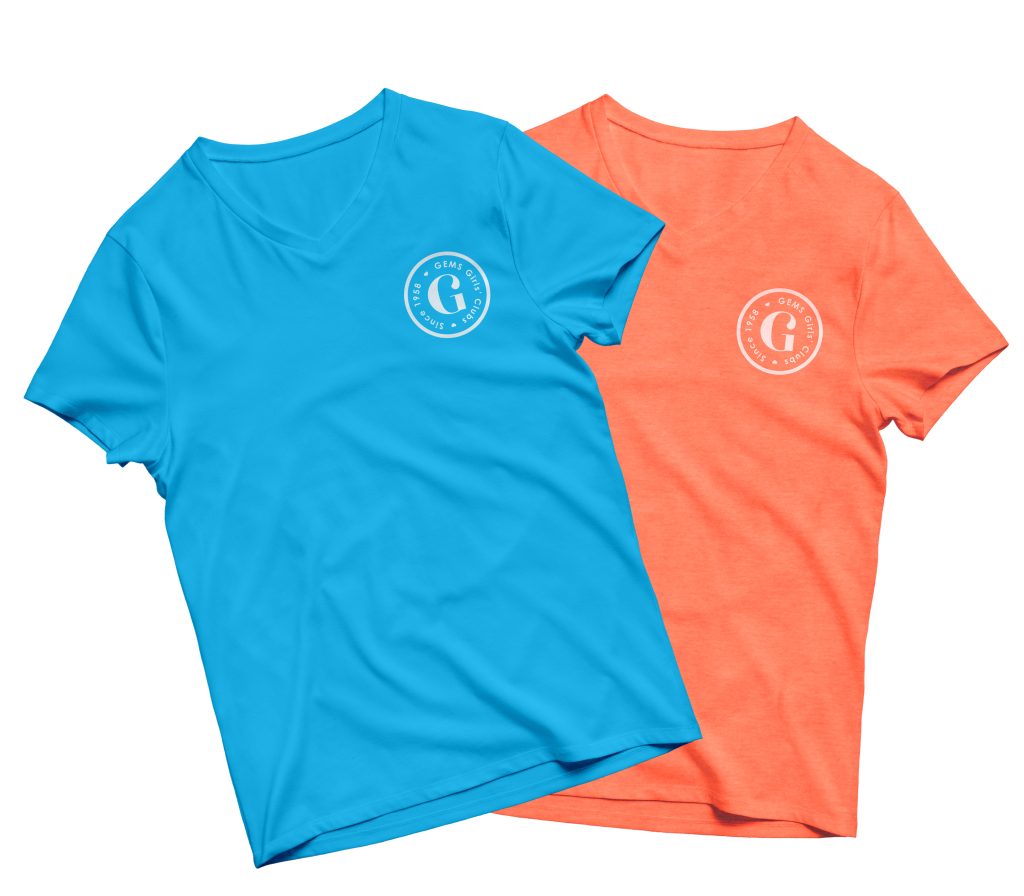 GEMS VNeck TShirt GEMS Girls' Clubs