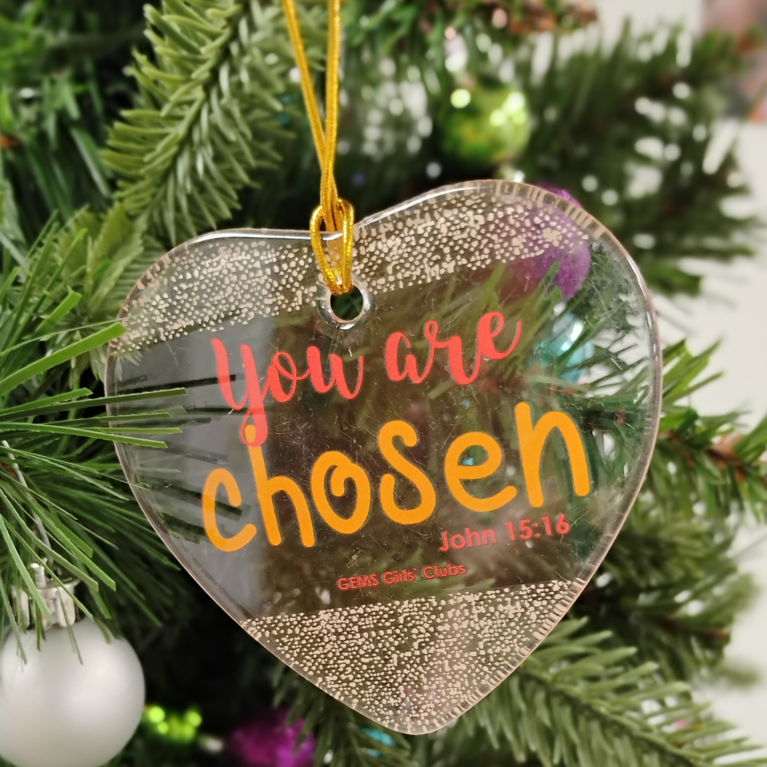 Loved, Accepted & Chosen Trio Sun Catcher Ornaments - Image 5